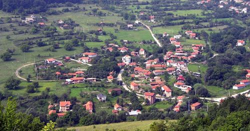 Изглед към с. Остра могила, обл. Стара Загора