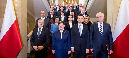 2015 Първи ден на новото правителство на Полша