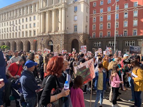 Протест срещу Националната стратегия за детето