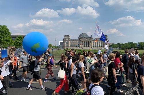 Протестиращи в Берлин