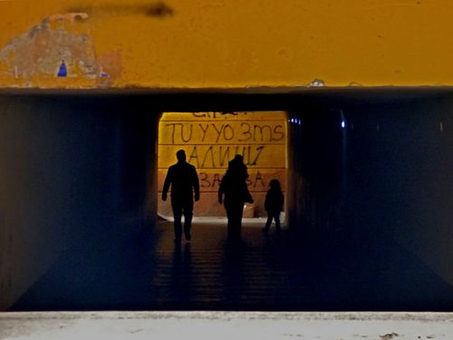 Тунел към ромския квартал „Надежда“, Сливен