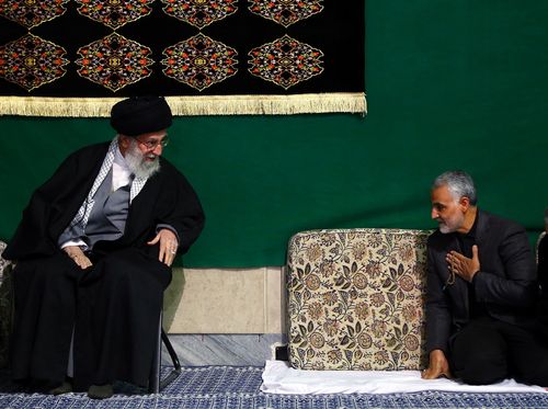 Аятолах Сеид Али Хаменеи и Касим Сюлеймани