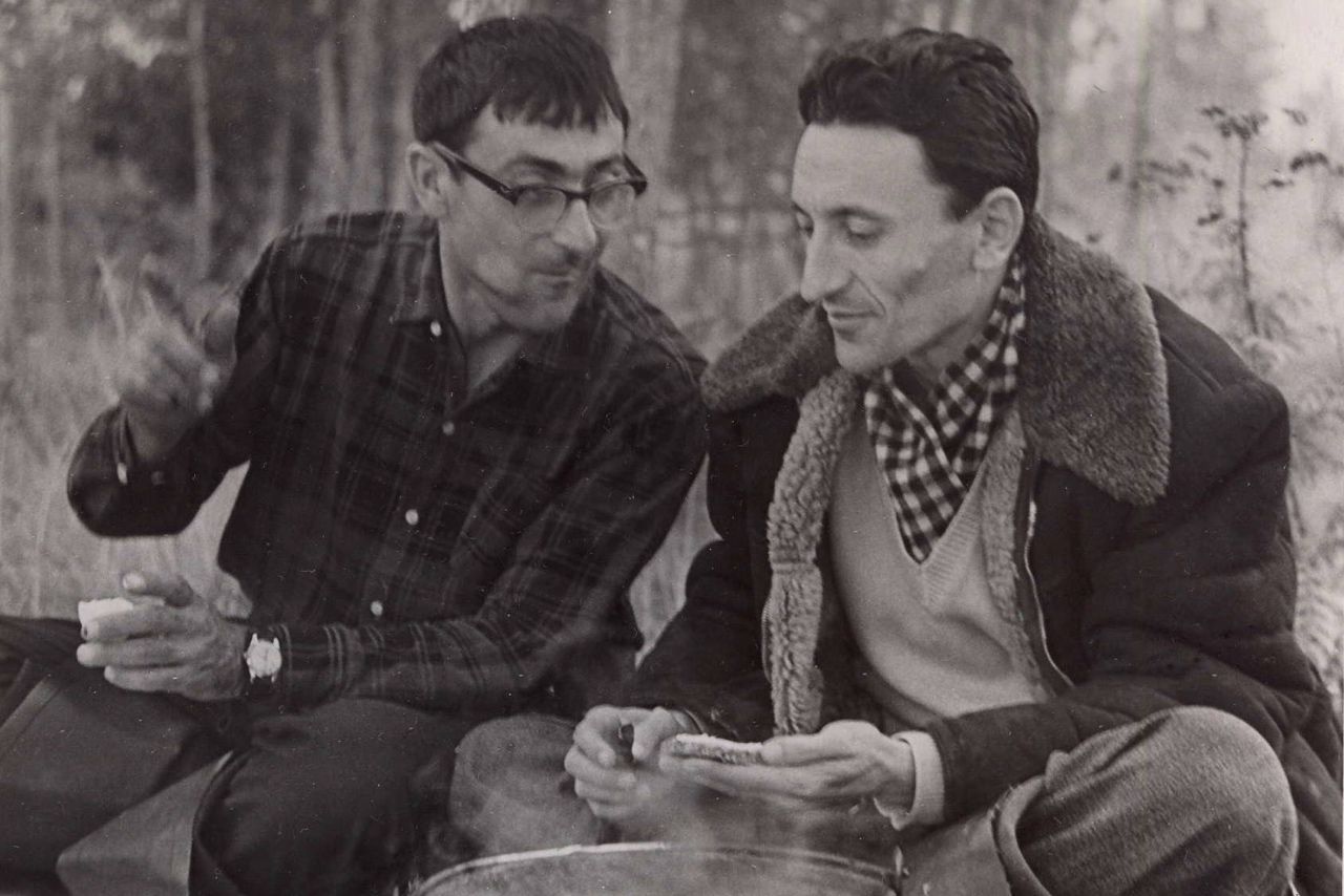 Йордан Радичков и Георги Гачев в Сибир