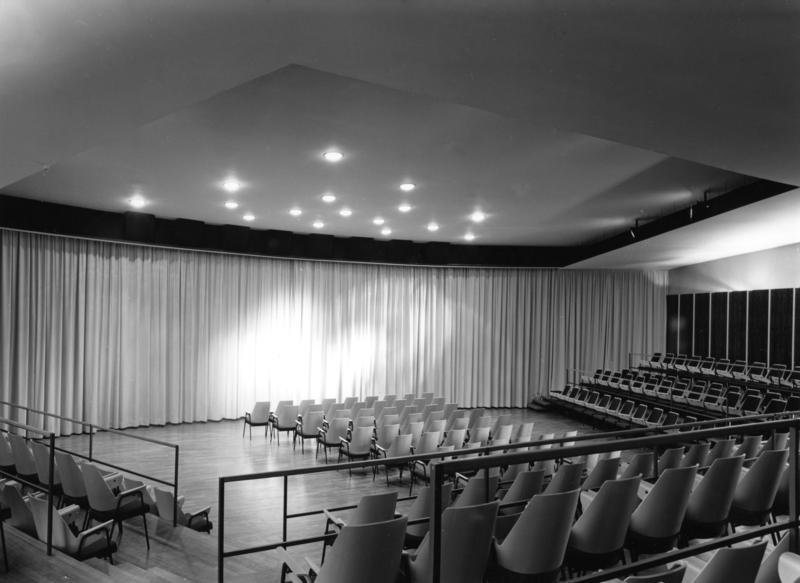 Една от залите в Beethovenhalle, 1959 г. © Bundesarchiv / Wikimedia